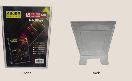 L-Shaped Card Stand A5 (148 x 210 mm) 